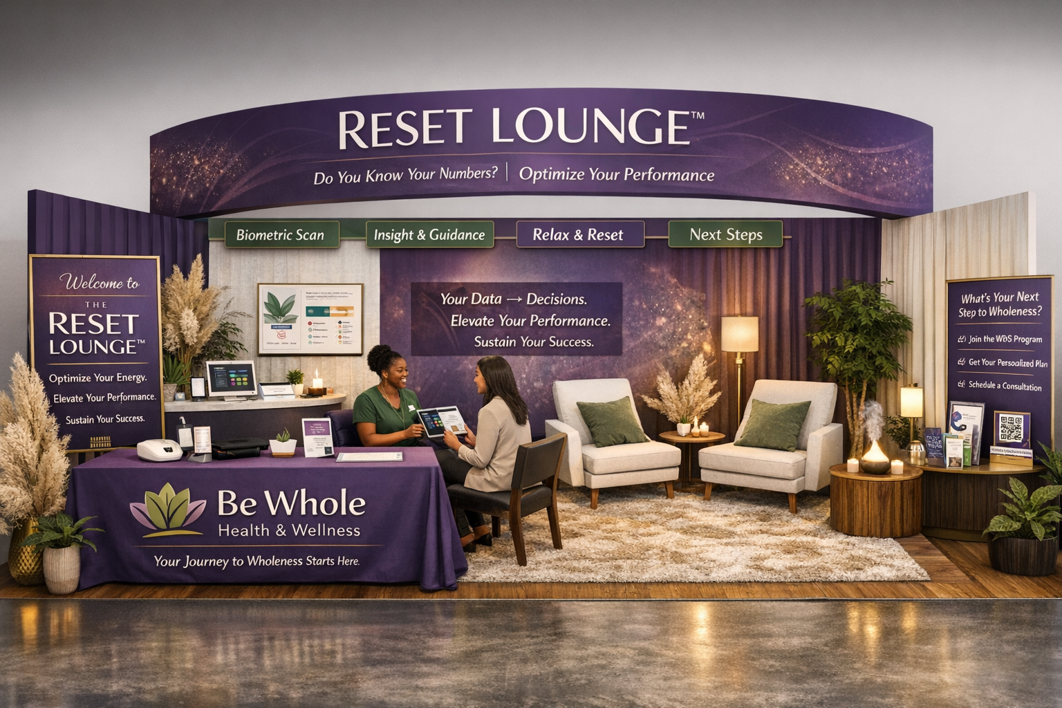 The Reset Lounge™ by B.E. Whole LLC